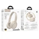 Наушники Bluetooth беспроводные Hoco W46 накладные с микрофоном Beige - изображение 4
