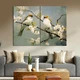 Картина на холсте Пара птиц на ветке 71x51 см (V324-2_M) - изображение 1