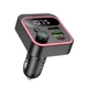 Автомобильный FM-трансмиттер ресивер HOCO E85 Tiger PD20W+QC3.0 car BT FM transmitter Black (6942007634304) - изображение 1