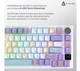 Клавиатура игровая механическая беспроводная Ajazz AK-820WP PRO White-Purple RGB Flying Fish Switch Hot-Swap 2.4G/Bluetooth/USB - изображение 14