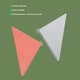 Танграм (Tangram) Деревянная головоломка в магнитной папке - розово-бирюзовый (зайчик) - изображение 4