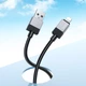 Кабель Hoco Lightning Honorific charging data cable X110 |1m, 2.4A| чорний - зображення 4