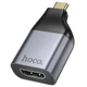 Перехідник Hoco Type-C to HDTV adapter UA33 |4k Ultra HD| сірий - зображення 1