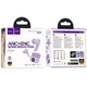 Наушники HOCO singer true wireless ANC + ENC noise reduction BT headset EQ22 |BT5.4, 40/400mAh, 6-7h| фиолетовые - изображение 4