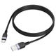 Кабель Hoco Type-C Energy silicone charging data cable X109 |1m, 3A| чорний - зображення 1