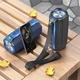 Портативная беспроводная Bluetooth колонка акустика Hoco HC23 IPX4 BT5.3, TWS/FM/USB/TF/AUX, 6H Blue - изображение 4