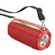 Портативная беспроводная Bluetooth колонка акустика Hoco HC23 IPX4 BT5.3, TWS/FM/USB/TF/AUX, 6H Red - изображение 1