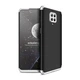 Чехол GKK 360 для Xiaomi Redmi Note 9 Pro бампер оригинальный Black-Silver - изображение 2