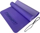 Коврик для йоги и фитнеса EasyFit TPE+TC 183x61x0.6 см ECO-Friendly двухслойный каремат EF-1924-VV Сиреневый со светло-сиреневым (56000903) - изображение 1