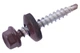 Саморез кровельный Apro 4.8 x 35 мм RAL 8017 (50 шт.) (SDS48358017) - изображение 3