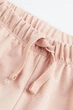 Трикотажный детский розовый костюм свитшот и брюки для девочки H&M 104 (3-4Y) розовый - изображение 3