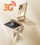 Кнопковий складний мобільний телефон SERVO Foldable Phone Flilo 9 2SIM gold - изображение 2