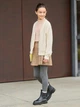Подростковый кардиган на пуговицах для девочки Uniqlo 564897353 140 см Молочный (1159826910) - изображение 2