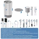 Набор для очистки гаджетов Proove MCS00002002 Mr. Cleaner 20 in 1 (щётка, микрофибра, спрей, пылеудалитель) White - изображение 7