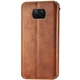 Чехол-книжка GETMAN Cubic PU для Xiaomi Mi 10T Lite / Redmi Note 9 Pro 5G Кожаный Коричневый - изображение 6