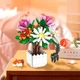 3D конструктор набор блоков JIE-STAR 9036 Chrysanthemum potted plants 900 деталей пластиковый - изображение 2