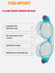 Окуляри-маска для плавання дитячі YAR-SPORT FLAME MASK JUNIOR M046103 (термопластична гума, полімер целюлози, поліпропілен, силікон, блакитний) - изображение 2