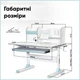 Дитячий стіл Mealux Edmonton Multicolor BL з полицею (BD-610 W/MC + BL з полицею) - зображення 5