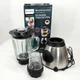 Блендер Rainberg RB-2223 2000 Вт подрібнювач для коктейлів та смузі на кухню. Колір: чорний - зображення 2