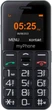 Telefon komórkowy MyPhone Halo Easy PL, EN Black (TEL000347) - obraz 1