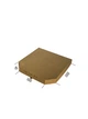 Коробка под пиццу 500x500x40 крафт - изображение 3