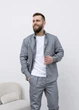 Костюм мужской котоновый MonsterBrand демисезонный M (48) серый - изображение 3