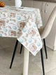Скатерть водоотталкивающая Delux Textil Голубые пасочки 150 х 110 см (368062) - изображение 2