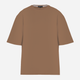 Футболка хлопковая оверсайз длинная женская Ray U0104W-Brown L-XL Коричневая (RAY2000000027074) - изображение 5
