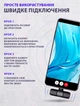 Петличний блогерський бездротовий мікрофон 2в1 для айфону і андроїд Lightning Type-C чорний - зображення 3