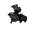 Набор креплений мост Sotac wilcox mount + 2 переходника для прибора ночного виденья PVS-14 (Black) - изображение 4