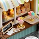 Румбокс десертна крамниця дерев'яний ляльковий будиночок Dessert Time, міні набір DIY Dollhouse roombox, рум бокс - изображение 3