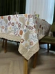 Скатерть водоотталкивающая Delux Textil с кружевом Пасхальные кролики классик 210 х 140 см (368124) - изображение 2