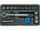 Набор головок торцевых VOREL М 4-13 мм 1/4 16 штук 58160 - изображение 4