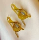 Женские сережки Калла jewelry Золотистый - изображение 4