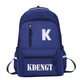 Рюкзак подростковый Lesko 5504 Blue для ноутбука 14" 2 отделения 20-35 л - изображение 1