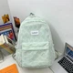 Рюкзак подростковый Lesko 5108 Green для ноутбука 14" водонепроницаемый 2 отделения 20-35 л - изображение 3