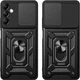 Чехол Fiji Camera Defence для Samsung Galaxy A14 (A145 / A146) бампер с защитой камеры и подставкой Black - изображение 2