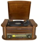 Виниловый проигрыватель SoundMaster NR560 Nostalgic Stereo MP3/FM/CD/Bluetooth/USB (4005425005780) - изображение 3
