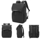 Рюкзак Tigernu T-B9592 Black 15.6" Чорний водонепроникний легкий стильний для ноутбука, навчання та подорожей - изображение 4