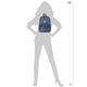 Рюкзак 17 л водонепроницаемый Semi Line DAS303108 J4686-2 Blue Print (5903563468629) - изображение 5