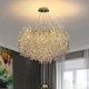 Подвесная золотая люстра Bouquet с хрустальными камешками Ø 60 см | Line F | Арт. MD6003-600 GD - изображение 1