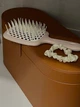 Щітка для волосся JANEKE SUPERBRUSH персикова з білим - зображення 3