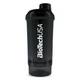 Шейкер для спортивного питания BioTech Shaker Wave + 2 in 1 (500 ml) black - изображение 2