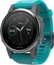 Спортивні годинник Garmin Fenix 5S Silver with Turquoise Band (010-01685-01) - зображення 1