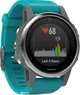 Спортивні годинник Garmin Fenix 5S Silver with Turquoise Band (010-01685-01) - зображення 3