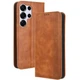 Чохол-книжка Deexe Retro Style для Samsung Galaxy S25 Ultra (S938) - Brown - зображення 1