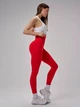 Женские лосины Push Up для тренировок гладкие однотонные пуш ап эффект XL Красный (L7013241) - изображение 9
