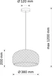 Люстра Goldlux 329110 Korfu E27 1x20W IP20 - зображення 6