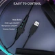 Гарнiтура Aula S505 RGB Transparent Gaming Headset Black (6948391235479) - зображення 4