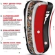 Пади для тайського боксу RDX T1 Curved Thai Kick Pad White (1 шт.) - изображение 8